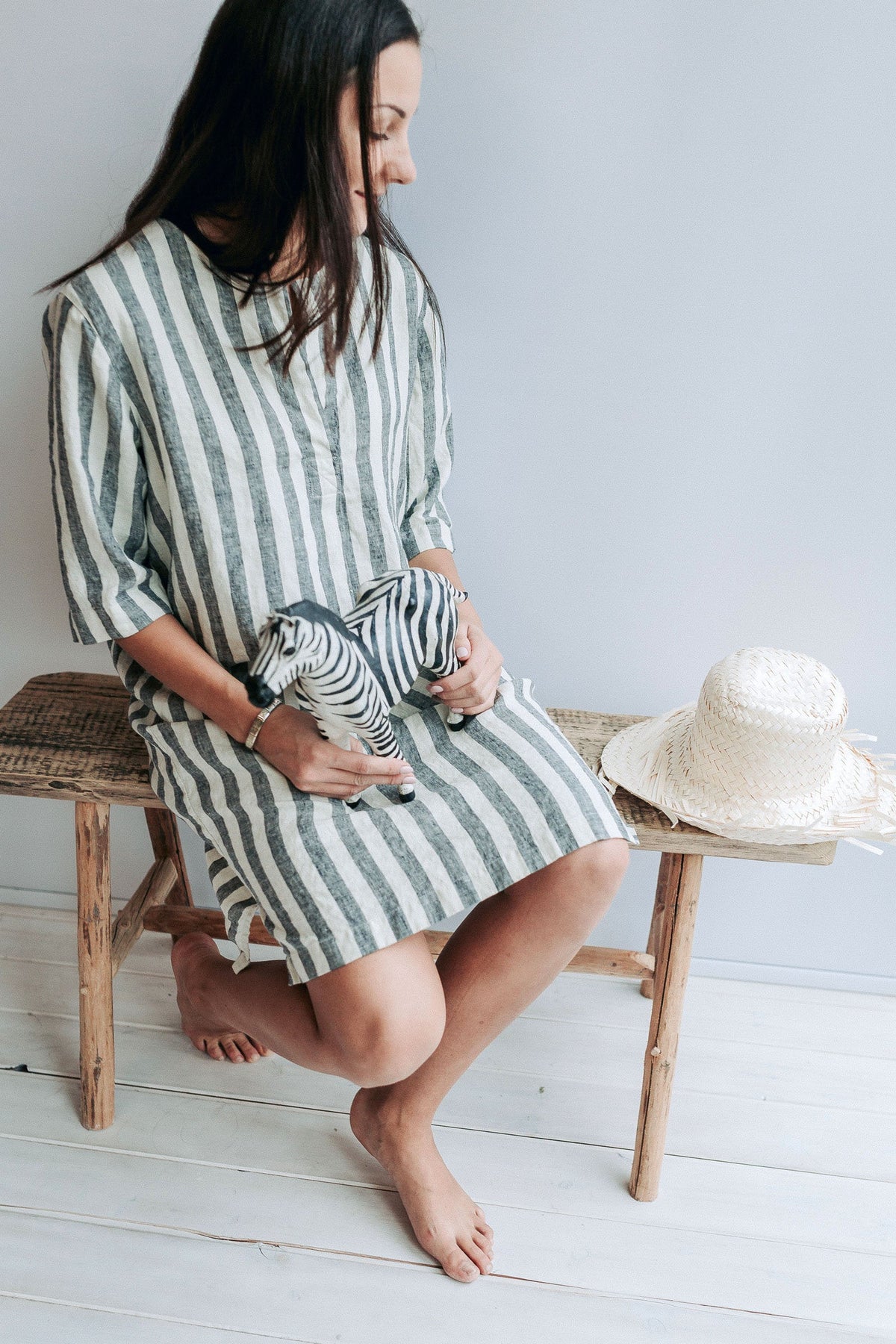 Linen Tunic Dress &amp;quot;Tia&amp;quot;, Tunic Plus Size, Linen Dress for Women, Linen Tunic Dress, Womens tunic, loose linen tunics, plus size clothing