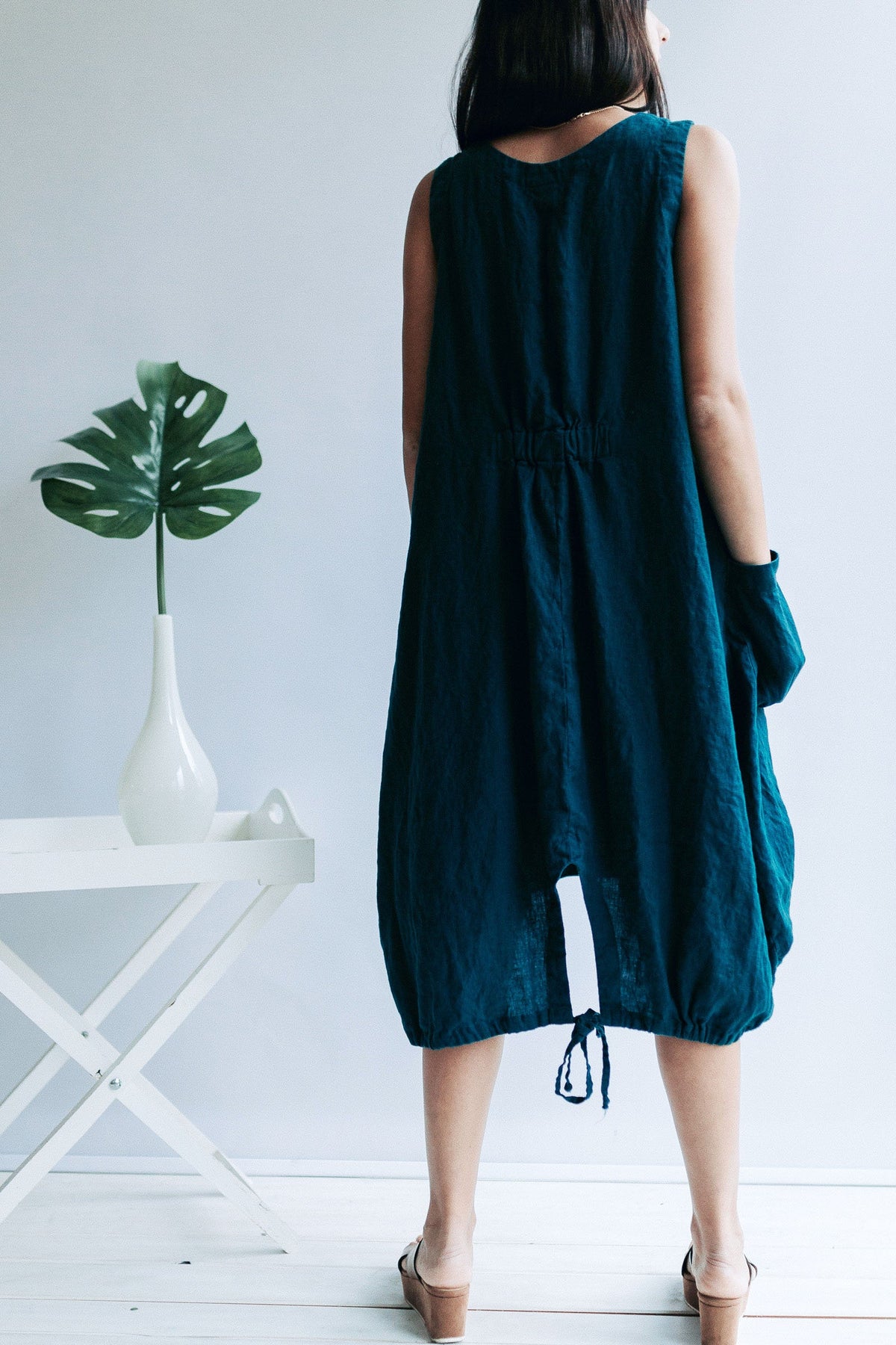 Loose Linen Dress &amp;#39;Diana&amp;#39;, Sleeveless Dress, Sleeveless Tunic Dress, Tunic for women, Plus size tunic Plus size dress linen tunics for women