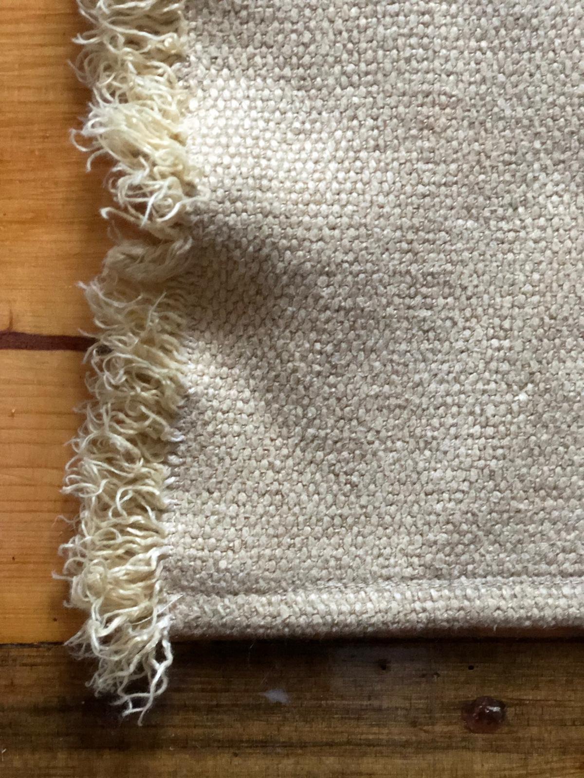 Natural Floor Mat, Linen Rug