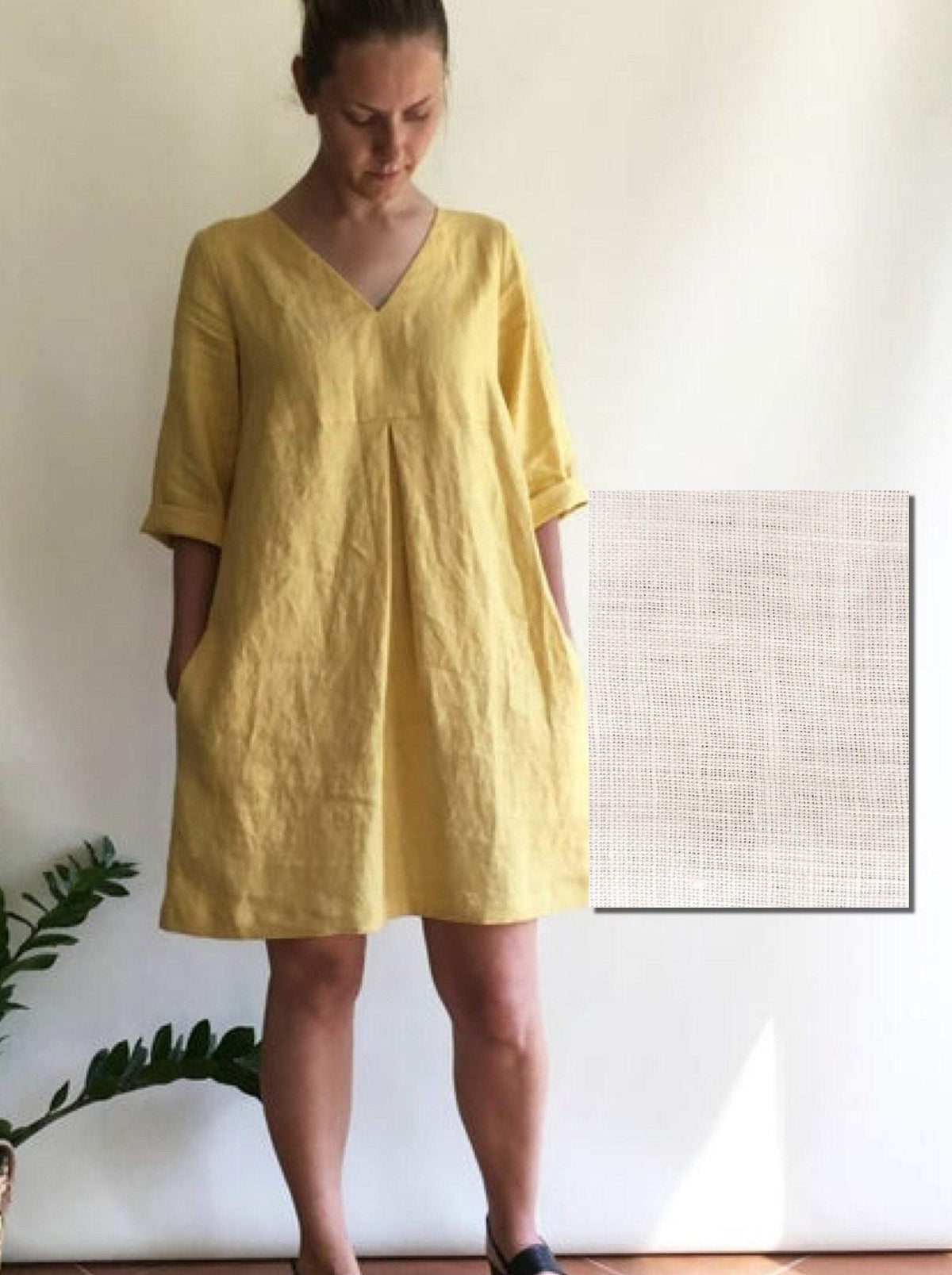 Ready to Ship: Linen Tunic, Plus size tunic, Linen Dress for Women, Linen Tunic Dress, Womens tunic, loose linen tunics, plus size clothing