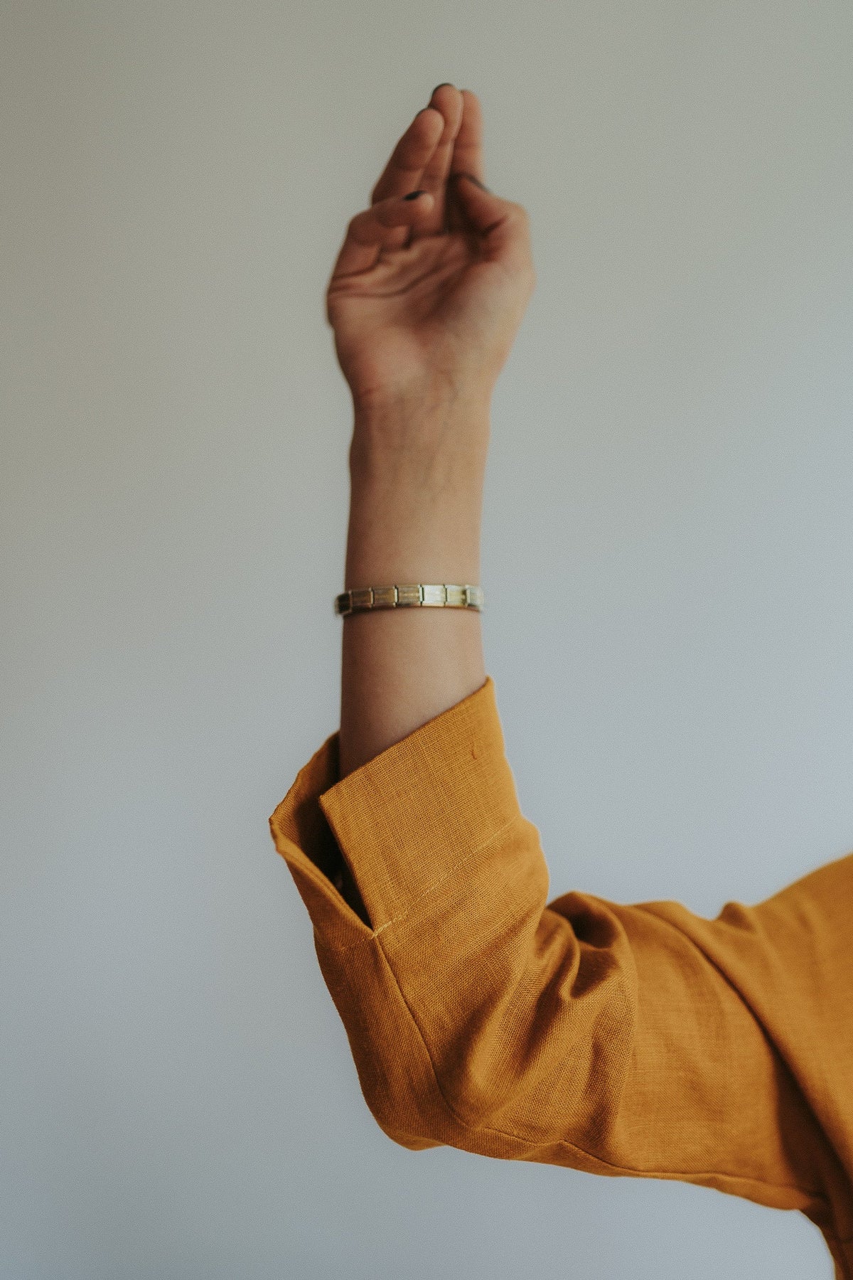 Linen Dress with 3/4 Sleeves and Princess Seams &amp;#39;Aurelia&amp;#39;  Midi length Dress, Long Womens Dress, Maternity dress, Maxi Dress