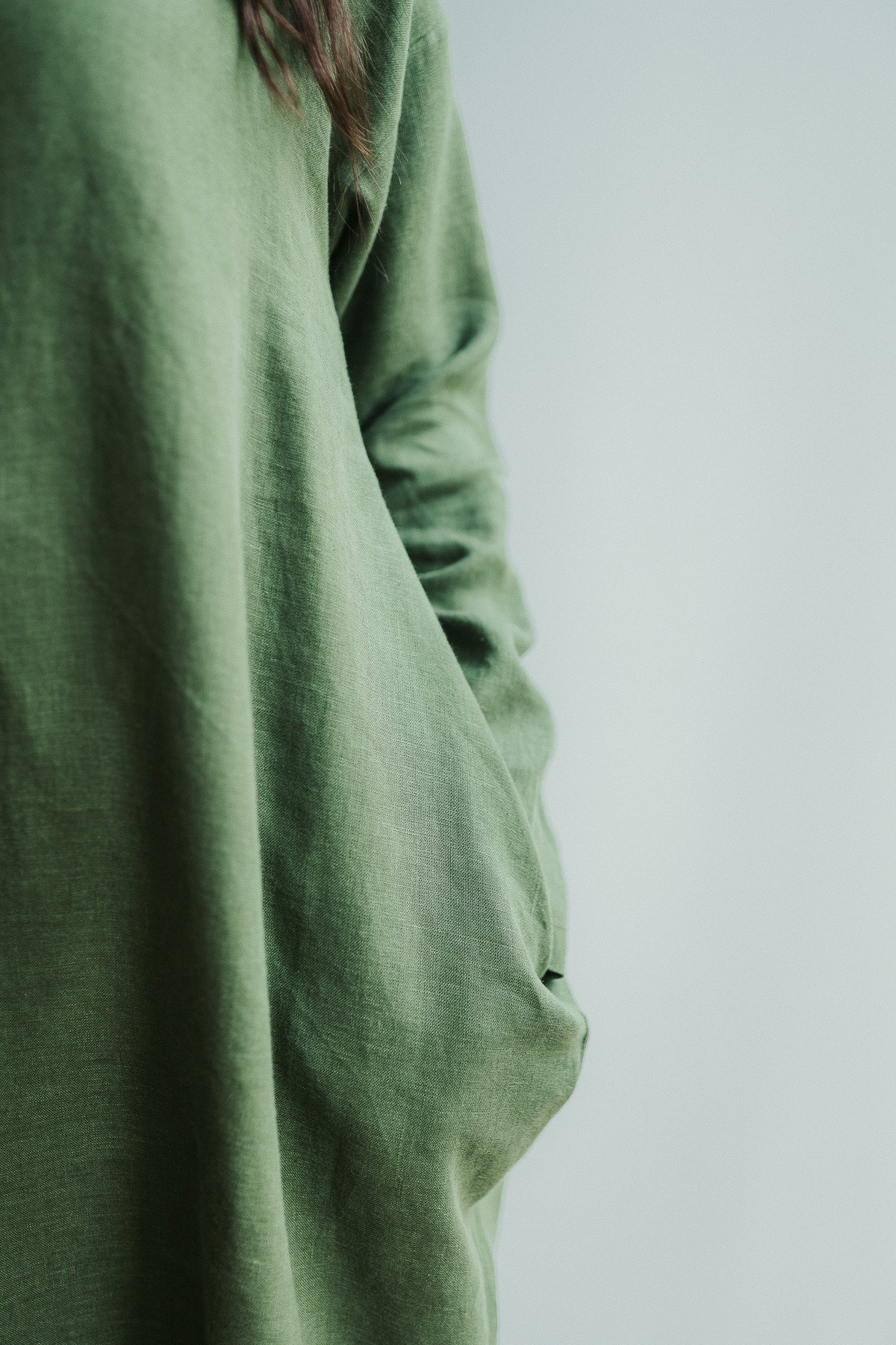 Loose Linen Tunic Dress &amp;#39;Jo&amp;#39;,  Plus size Linen tunic, Casual Linen Dress, Long Sleeve Dress, Womens tunic, plus size clothing, Natural Linen