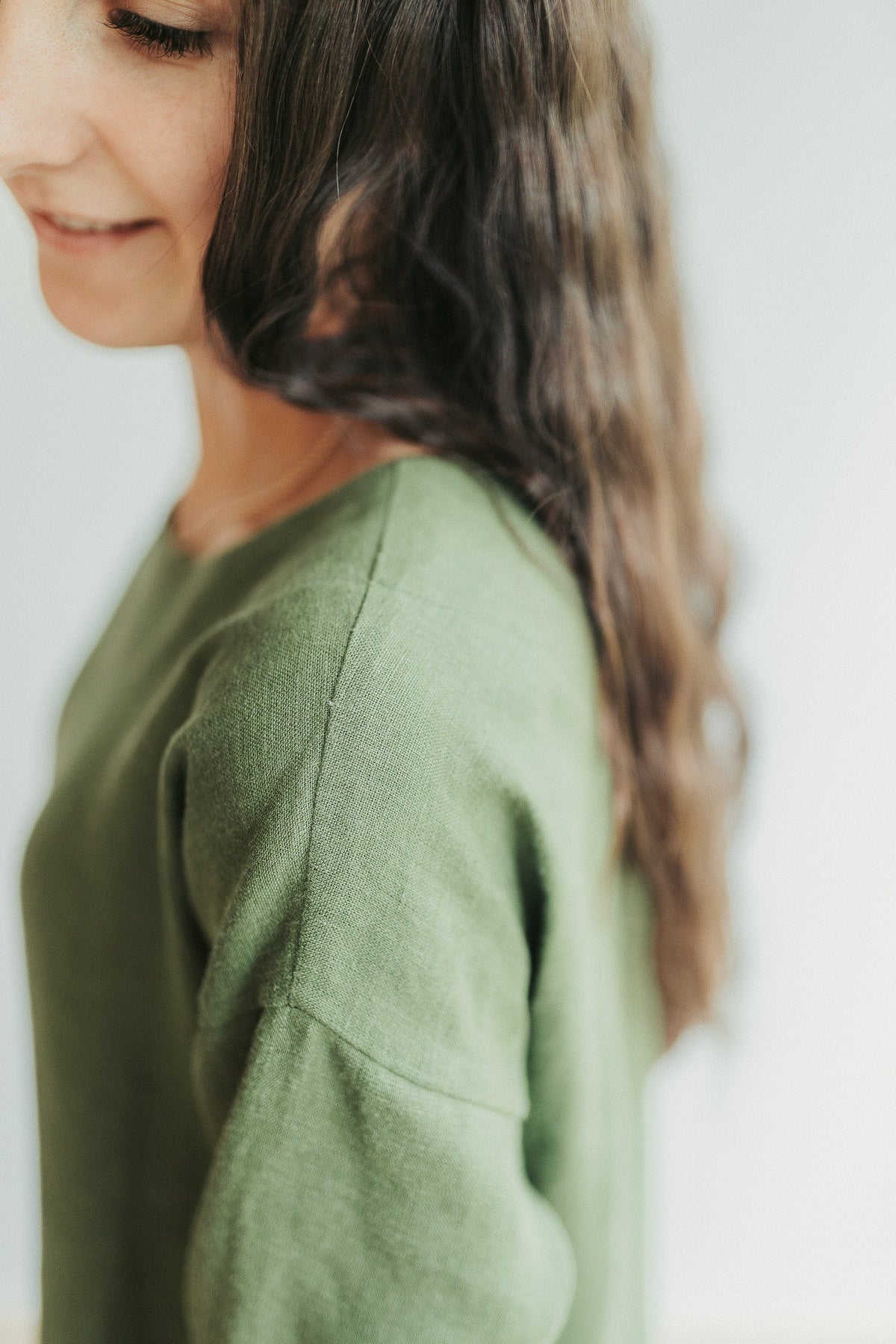 Loose Linen Tunic Dress &amp;#39;Jo&amp;#39;,  Plus size Linen tunic, Casual Linen Dress, Long Sleeve Dress, Womens tunic, plus size clothing, Natural Linen