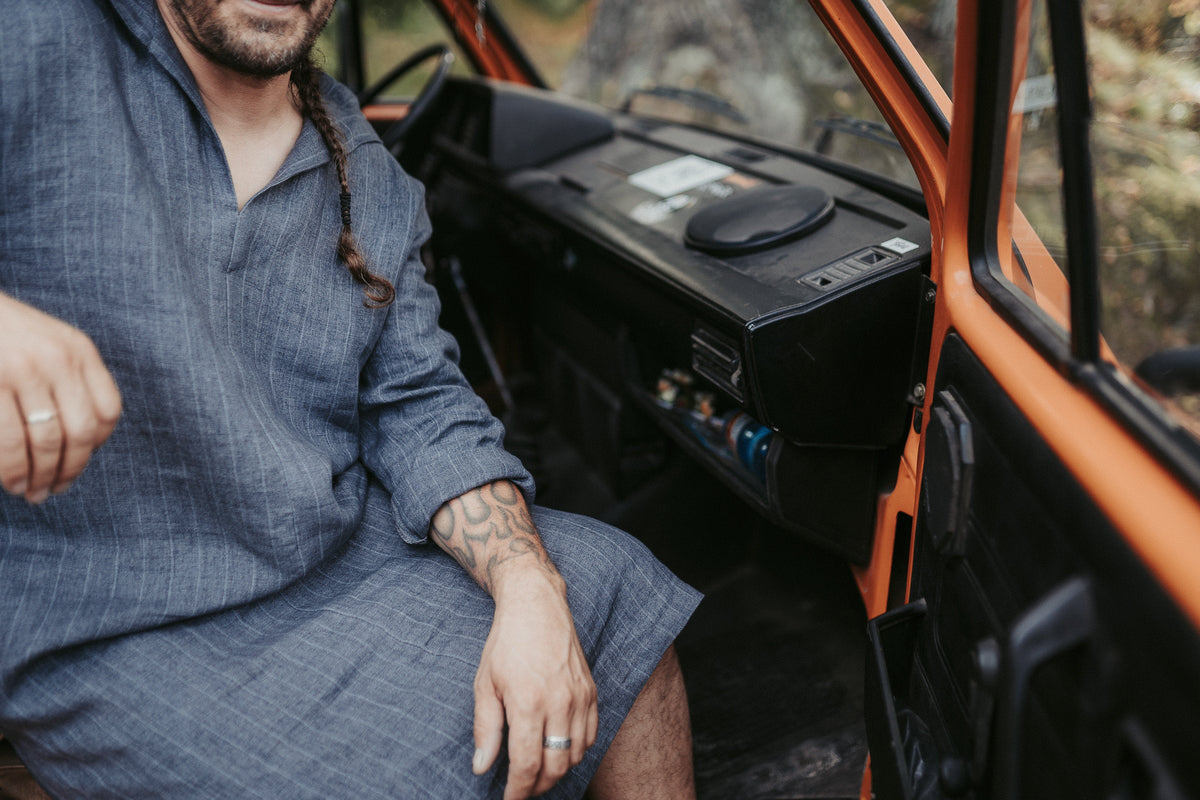 Men linen robe &amp;#39;Scott&amp;#39;, Mens tunic, Casual Kaftan, mens kaftan, linen kaftan, men caftan plus size, kaftan men, linen pyjamas, mens gift