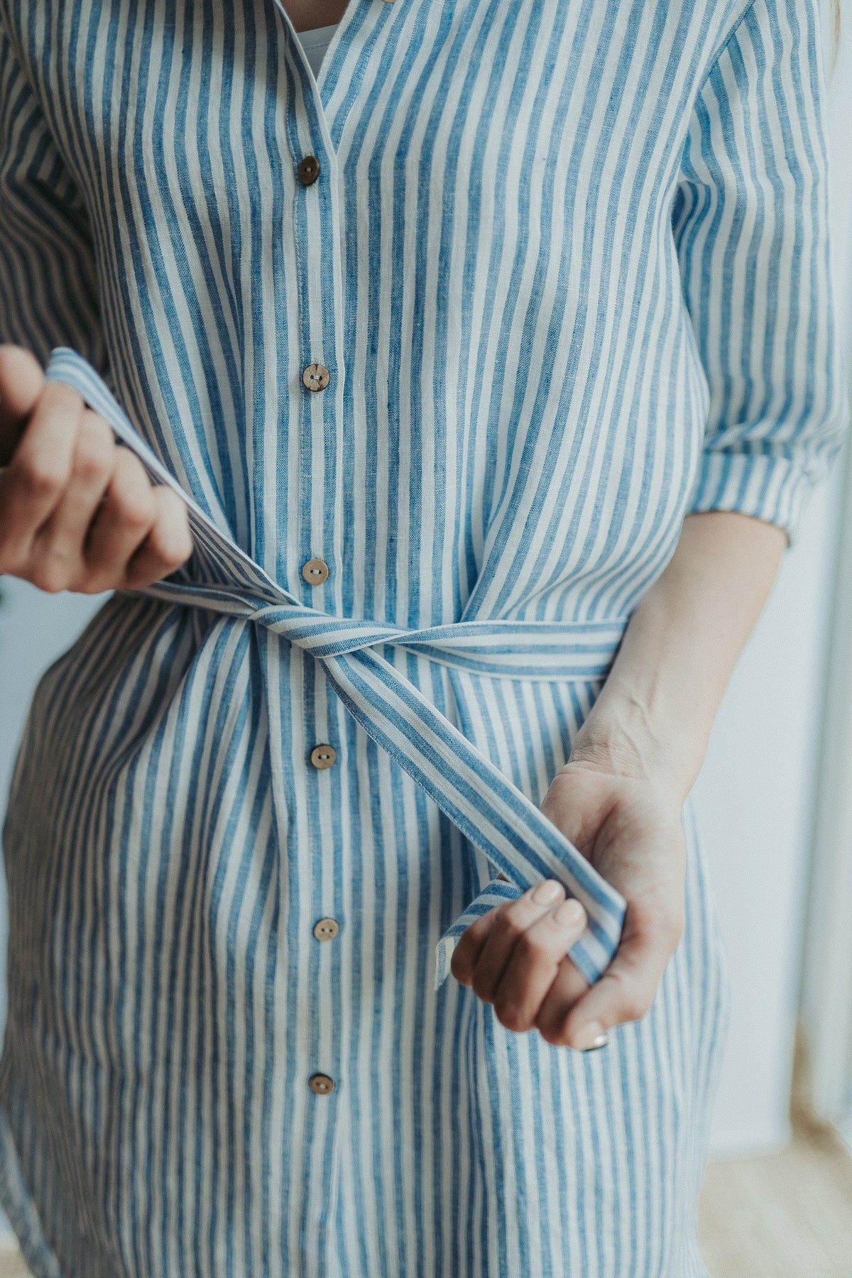 Womens Shirt Dress 'Maia', Linen Shirt - Linenbee Womens Shirt Dress 'Maia', Linen Shirt - Linenbee