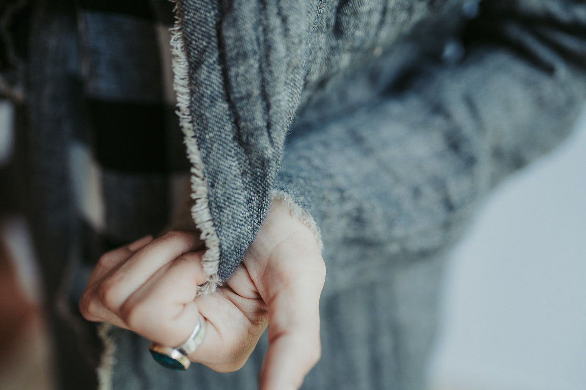 Linen and Wool Jacket &amp;#39;Berta&amp;#39;, Linen Blazer for Women, Linen Coat, Linen Cardigan, Rustic Jacket, Rustic Blazer