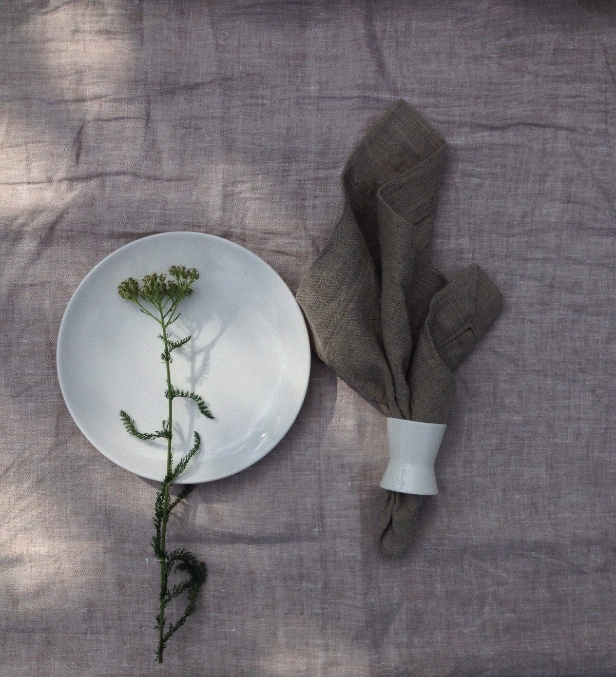 Linen Napkins, Set of Six Natural Cloth Napkins, Cloth Dining Napkins, Large Table Napkins by Linenbee Wedding napkins, natural eco napkins