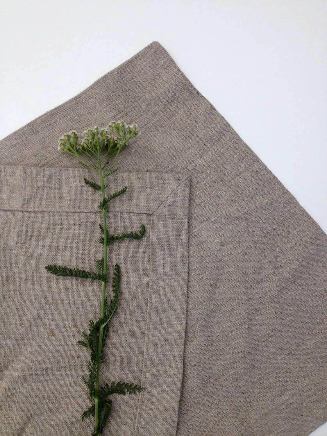 Linen Napkins, Set of Six Natural Cloth Napkins, Cloth Dining Napkins, Large Table Napkins by Linenbee Wedding napkins, natural eco napkins