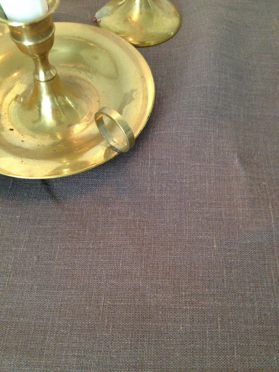 Brown Linen tablecloth, brown tablecloth, linen table cloth Rectangle Tablecloth Square tablecloth Extra large tablecloth, oval tablecloth