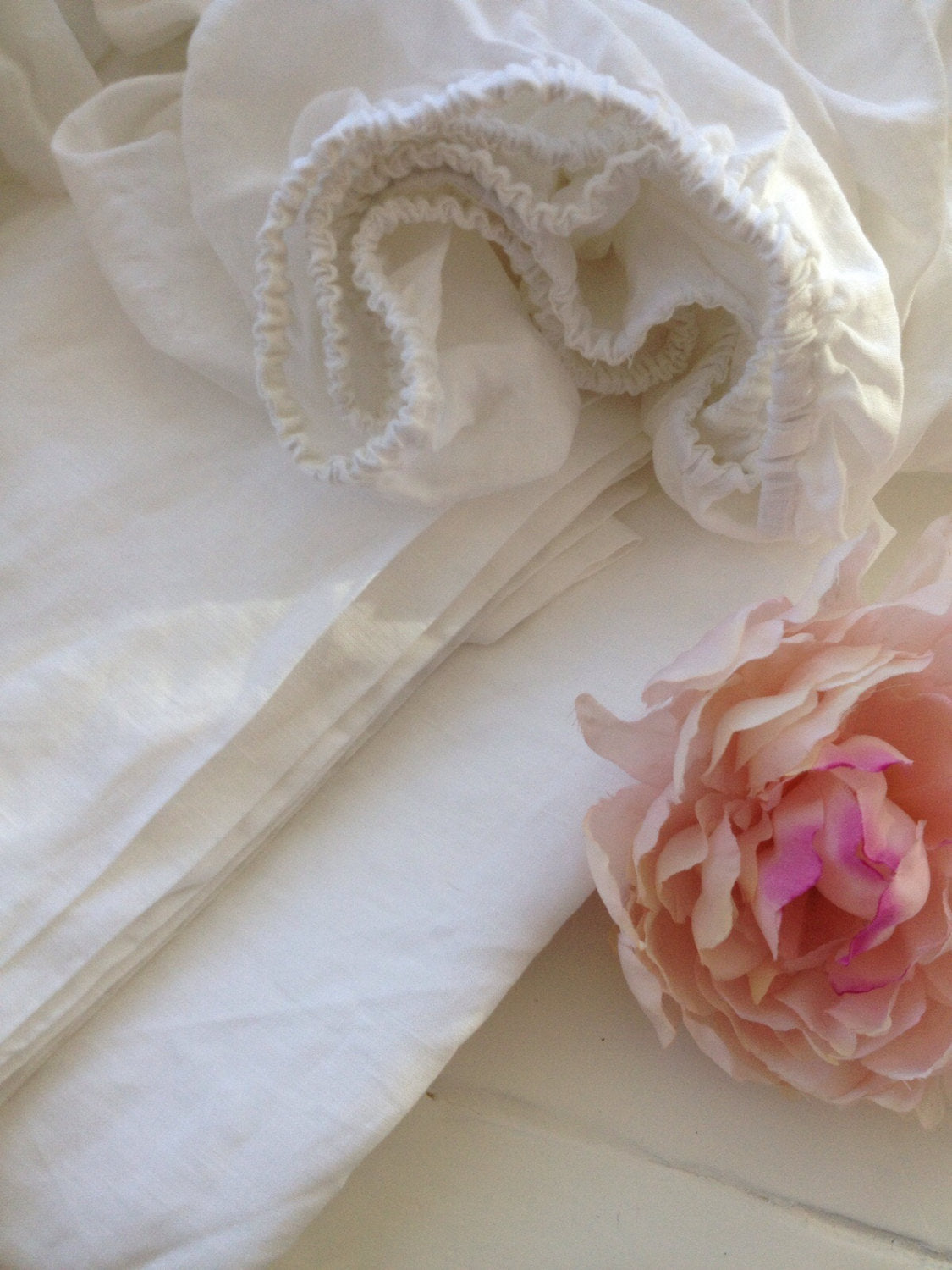 Fitted Linen Sheet, linen fitted sheet queen, king, twin, double sheets natural white fitted sheet, fitted king sheet linen, pure linen