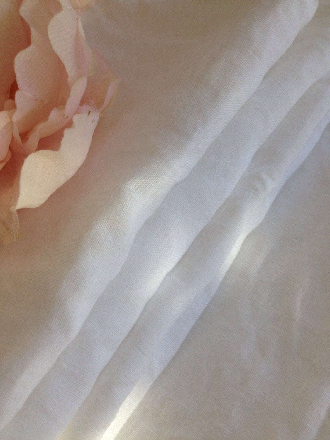 Flat Linen Sheet, Natural linen flat sheet queen, king, twin, double sheets by Linenbee, White linen sheets, natural double sheet linen