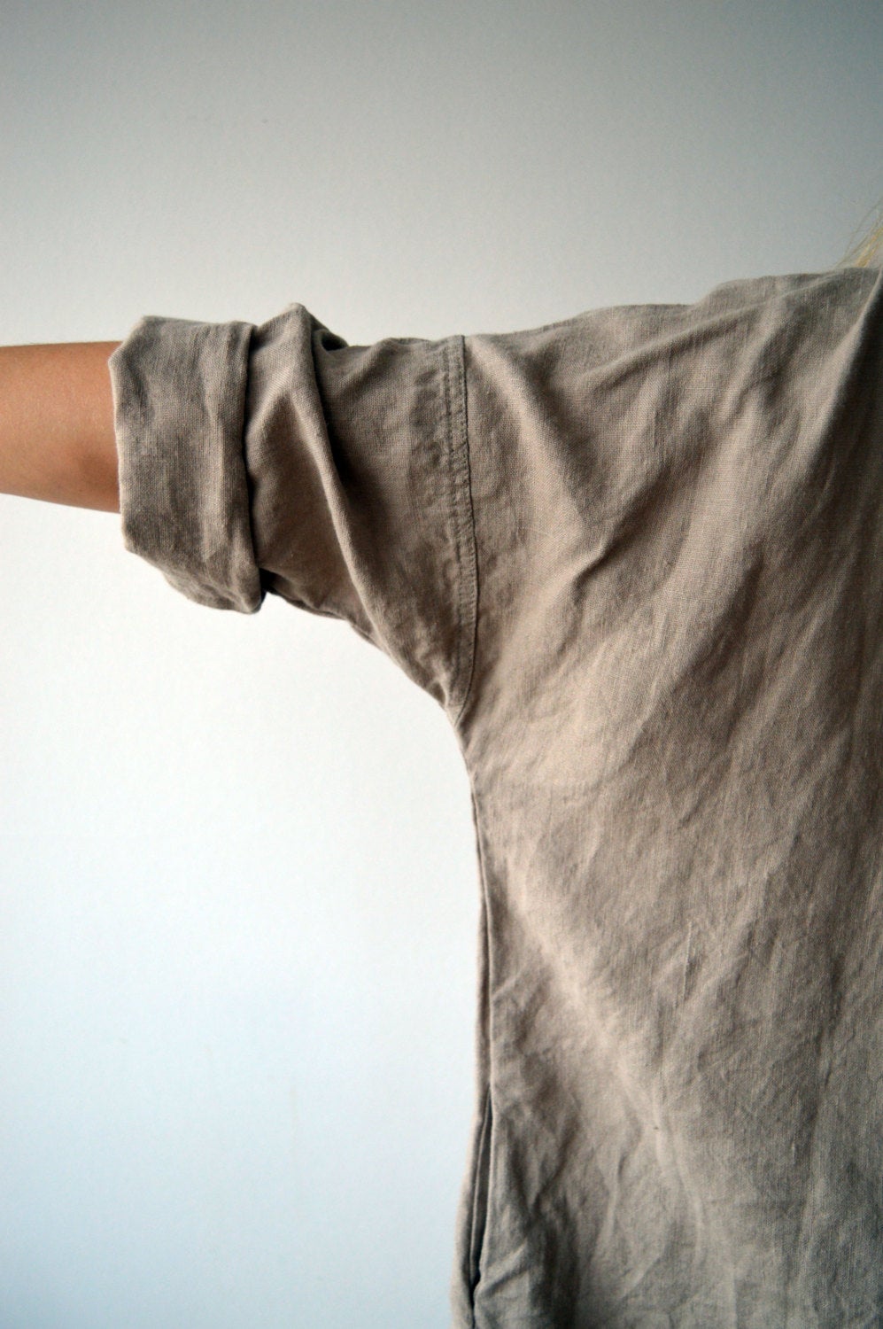 Linen Tunic Dress, Oversized Tunic, womens tunic, plus size tunic, linen tunics for women, linen dress with sleeves, natural linen dress