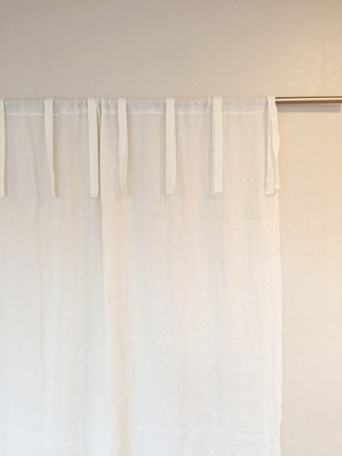 Linen Curtains various colors, Linen Drapes, Window Curtains, long curtains, long drapes, custom linen curtains, linen panel ribbon rod