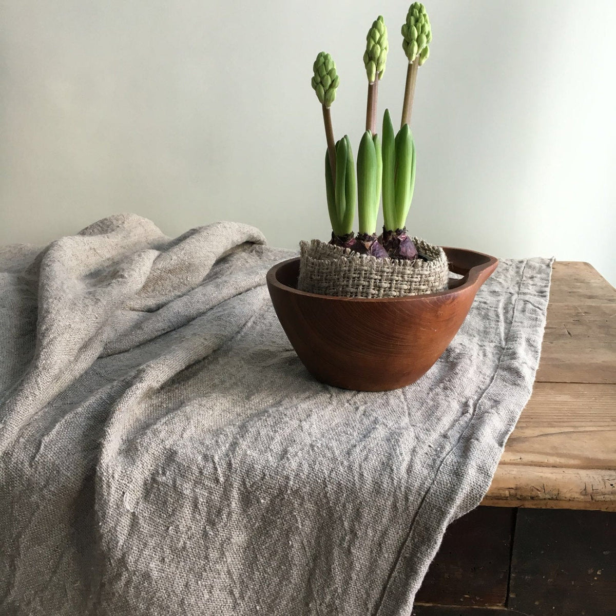 Rustic Linen Tablecloth, Thick large rectangle tablecloth, basket weave linen, square tablecloth, Brocante tablecloth, country, outdoor