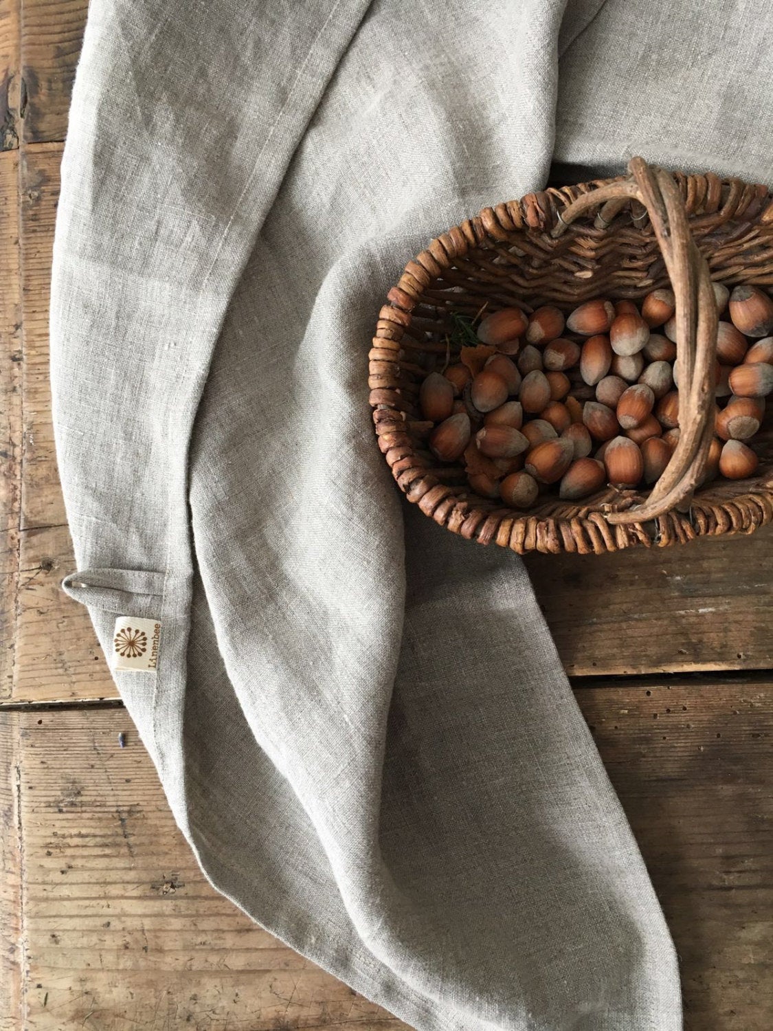 Set of four Durable Kitchen Towels, Thick Dish Towels, Rustic towels, linen towels, guest towels, natural towels, tea towels