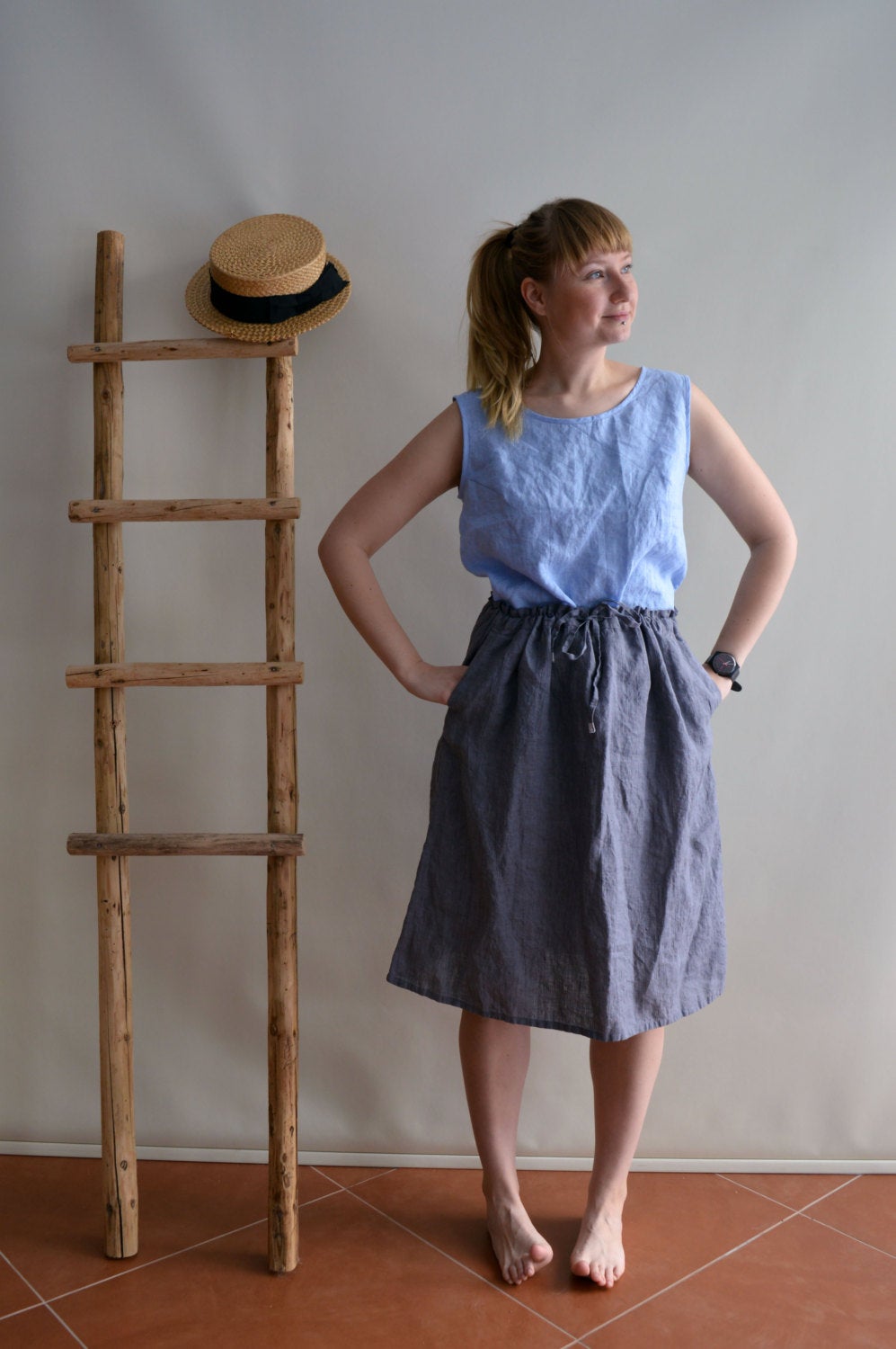 Tank Top, Linen Top, Womens Top, Sleeveless Top, Linen T Shirt, Linen Tee, Plus size shirt, Summer top, Beach Top, Linen blouse, linen tank