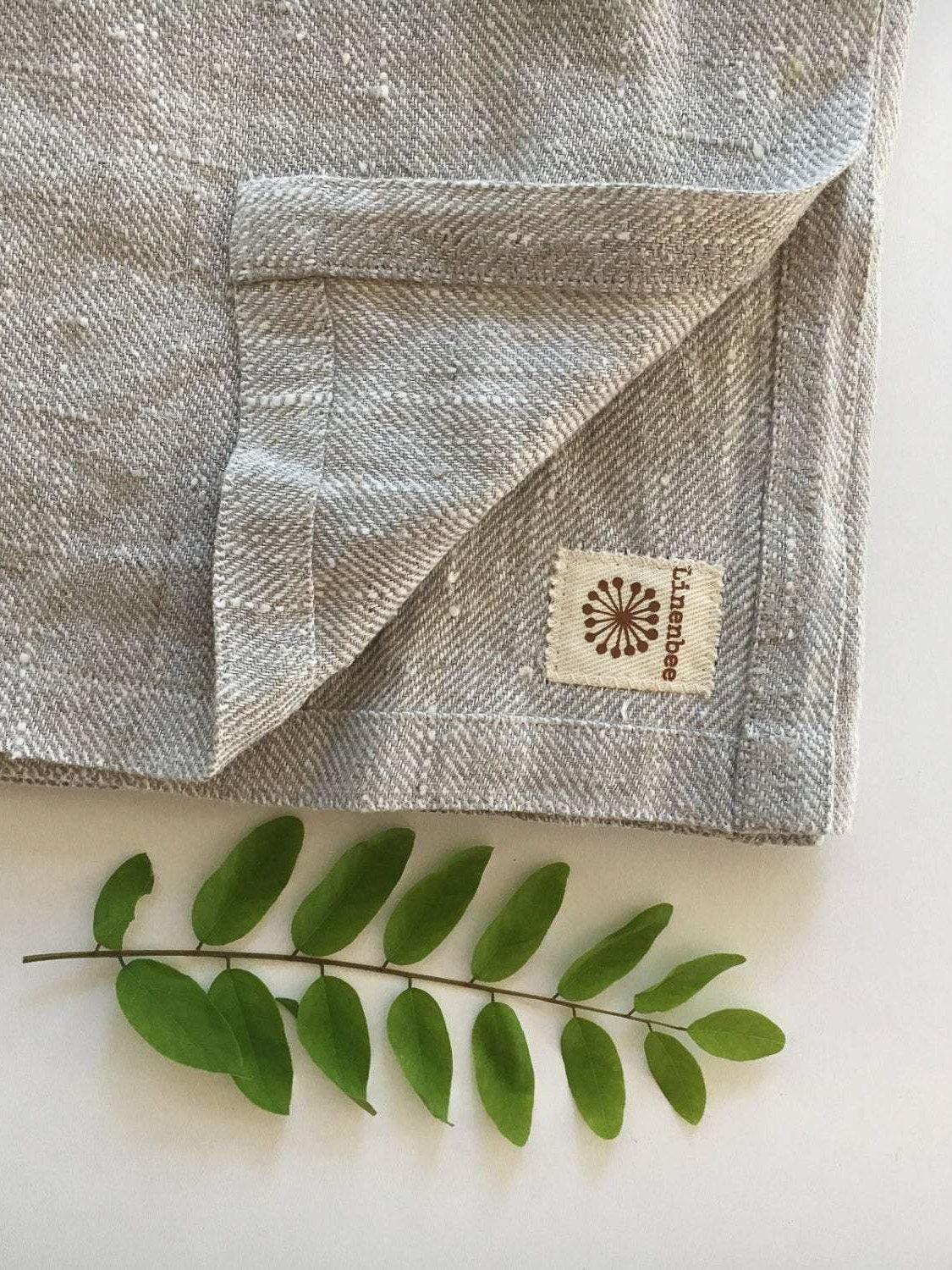 Linen Towels, Set of Bath towel with two face towels-Linenbee