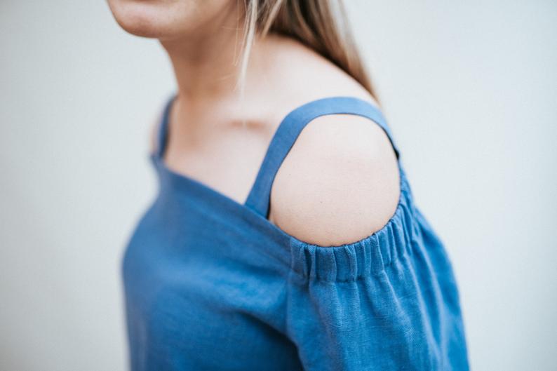 Bardot Top &#39;Florence&#39; from Linen