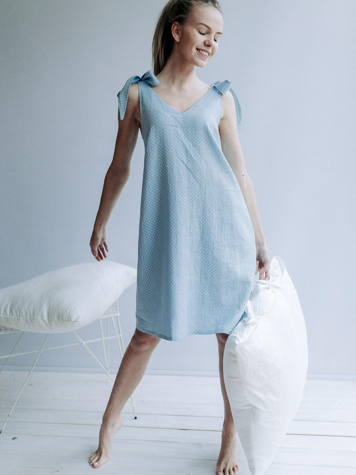 Nightgown for Women, Womens Nightgown-Linenbee